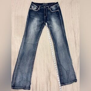 Grace Women's Easy Fit Size 30 Blue Jeans